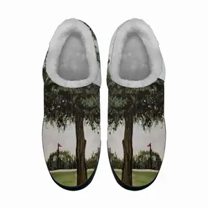 Men Golf Course Tree Cotton Slippers