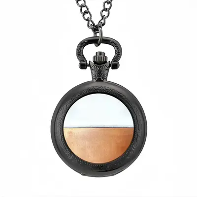 Black And White Over Copper Pocket Watch