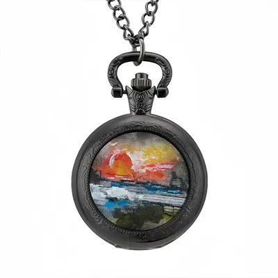 Sunset Pocket Watch