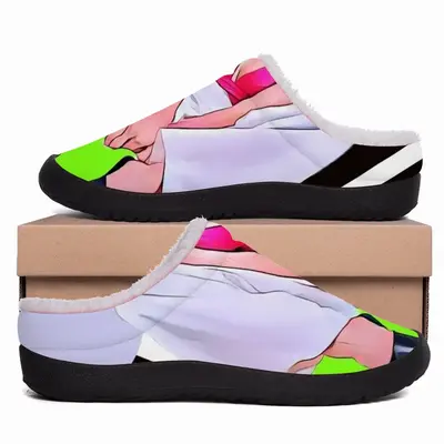 Men Blonde Fashion Girl Cotton Slippers