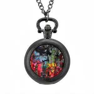 The Night Full Of Lights Pocket Watch