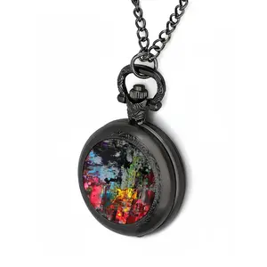 The Night Full Of Lights Pocket Watch