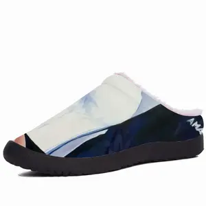 Men Drama - Pink White Office Art Cotton Slippers