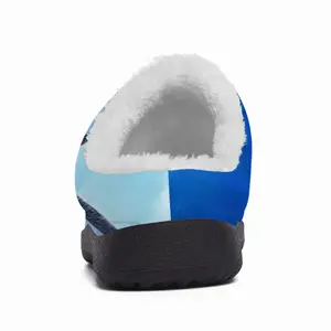 Men Miami Palms - Summer Blue Sky Sea Cotton Slippers