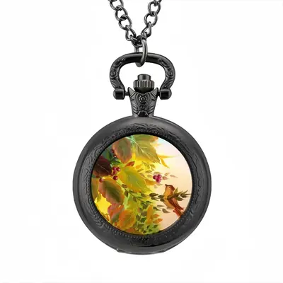 The Bird On The Brunch Pocket Watch