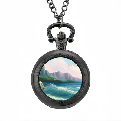 Emerals Sea Pocket Watch