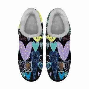 Men Saint Hearts Cotton Slippers