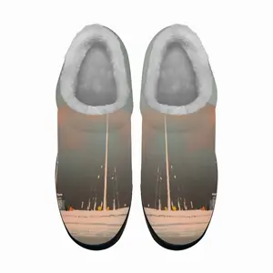 Men Sailboats S Cotton Slippers