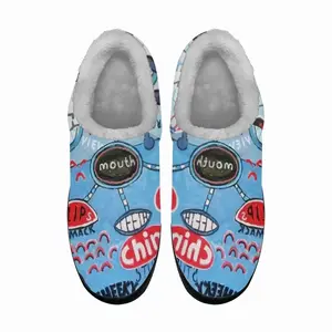 Men Portrait Cotton Slippers