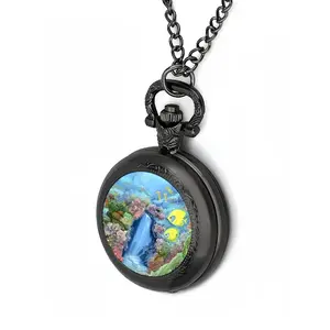 Underwater Meditation Pocket Watch