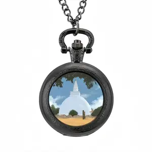 Connect Earth And Heaven Pocket Watch