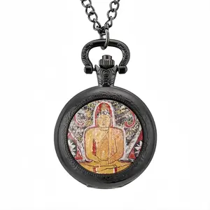 Murals Of Buddha Pocket Watch