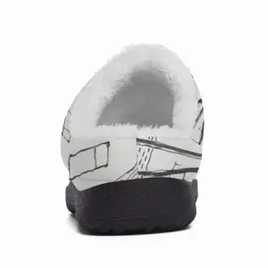 Men Trees Cotton Slippers