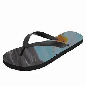 Men Puking Plastic Flip Flop Slippers