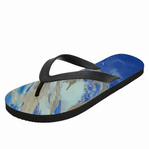 Men Through The Wave Glass Flip Flop Slippers