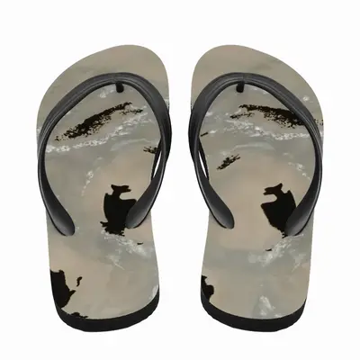 Men Human-Hummingbird Flip Flop Slippers