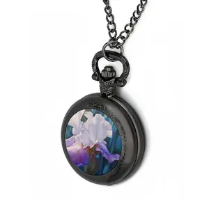 Spring Iris Pocket Watch