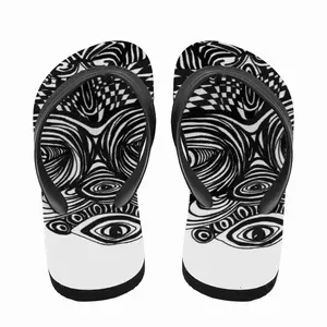 Men Owl Spirit Animal Flip Flop Slippers