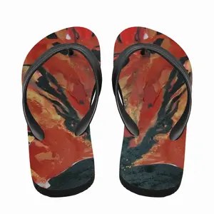 Men Metallic Horse Flip Flop Slippers