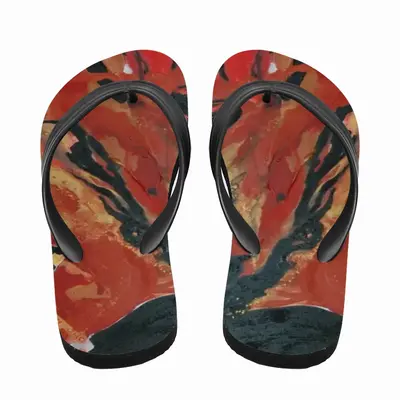 Men Metallic Horse Flip Flop Slippers