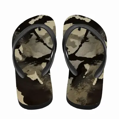 Men Silver Series Leafy Flip Flop Slippers