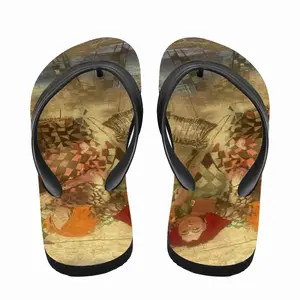 Men Terror Vacuum And Halo Flip Flop Slippers