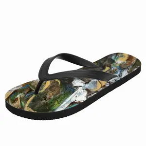 Men Short Trash Flip Flop Slippers