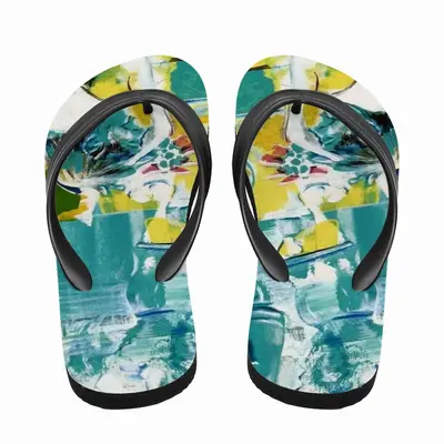 Men Green Point Flip Flop Slippers