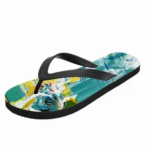 Men Green Point Flip Flop Slippers