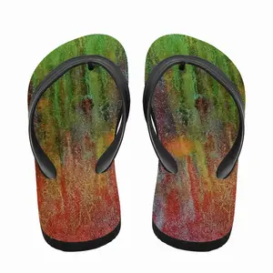 Men Orangespot Flip Flop Slippers