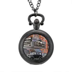 #2Nd Avenue Theater New York City Pocket Watch