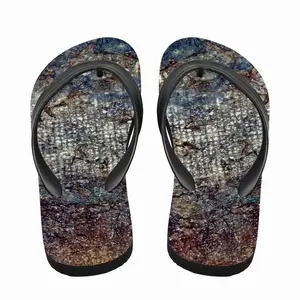 Men Whitegrid Flip Flop Slippers