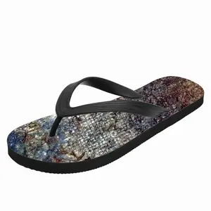 Men Whitegrid Flip Flop Slippers