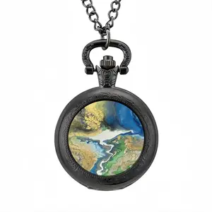 Planet Earth Pocket Watch