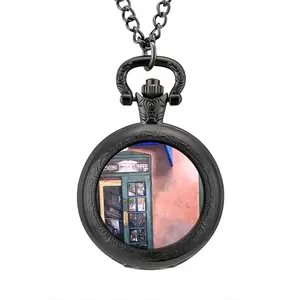 Crescent Moon Courtyard Pocket Watch