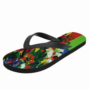 Men The Lovely Garden Flip Flop Slippers