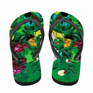 Men Anne Groves Garden Flip Flop Slippers