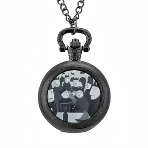 Christmas Party For The Dead Pocket Watch