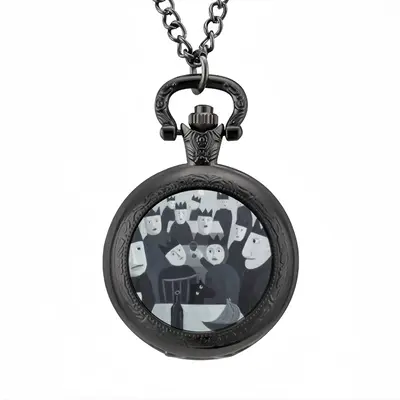 Christmas Party For The Dead Pocket Watch