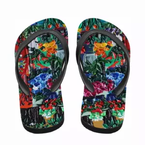 Men Florists Of Lyon S Flip Flop Slippers