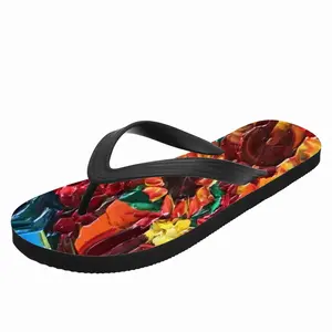 Men The Pleasure Of Flowers F Flip Flop Slippers