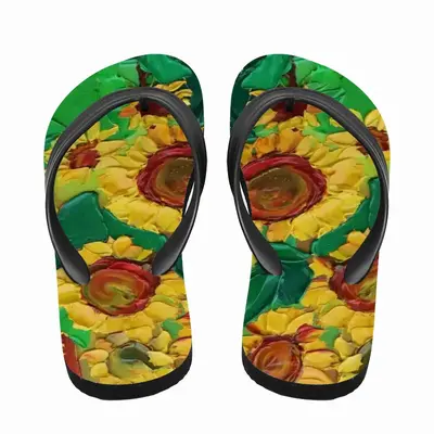 Men The Pleasure Of Flowers J Flip Flop Slippers