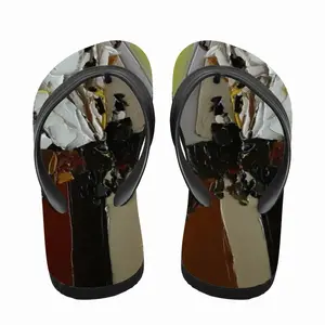 Men Mother And Child Rue De La Republique Flip Flop Slippers