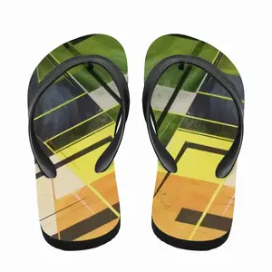 Men Zebra Zombies Zap Zimbabwe Zeitgast Flip Flop Slippers