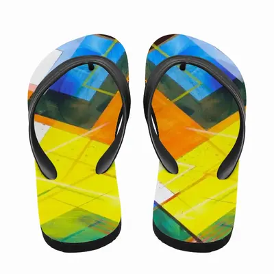 Men White Night Riot Flip Flop Slippers