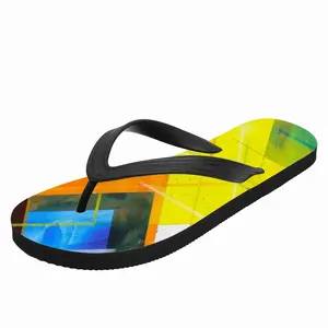 Men White Night Riot Flip Flop Slippers