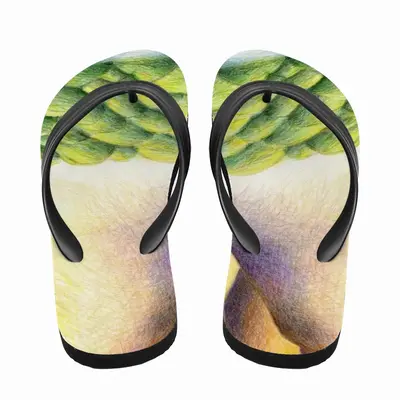 Men Landscape With Massive Rocks Flip Flop Slippers