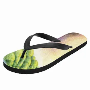 Men Landscape With Massive Rocks Flip Flop Slippers