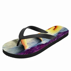 Men Question Mark From Sketchbook Flip Flop Slippers