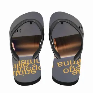 Men E-Mail Art Flip Flop Slippers